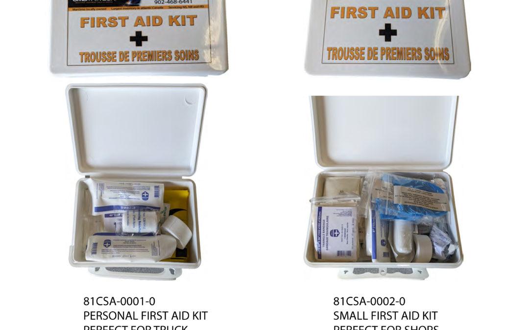 New CSA Approved first aid kits