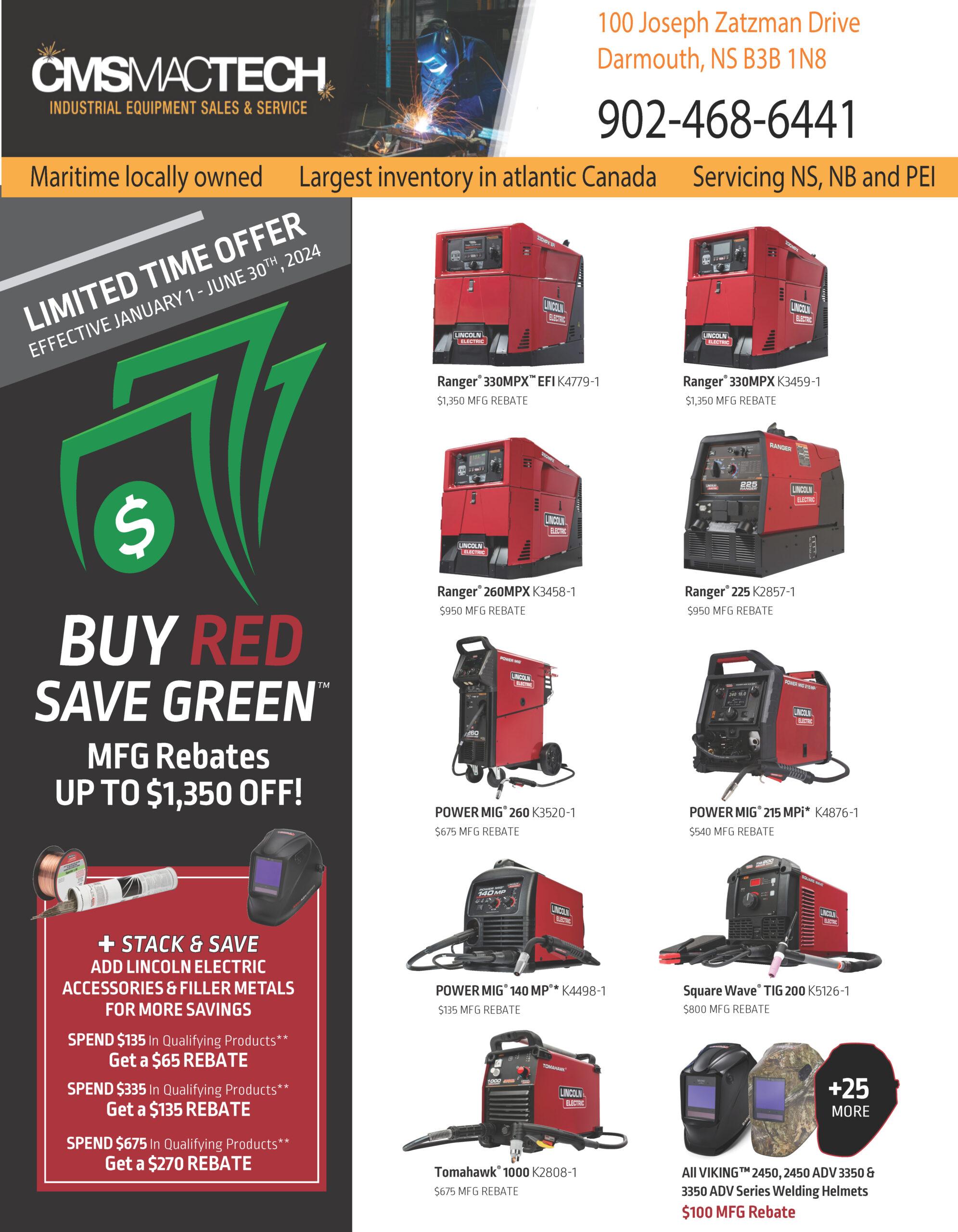 Save on Lincoln Electric Welders! CMS MacTech