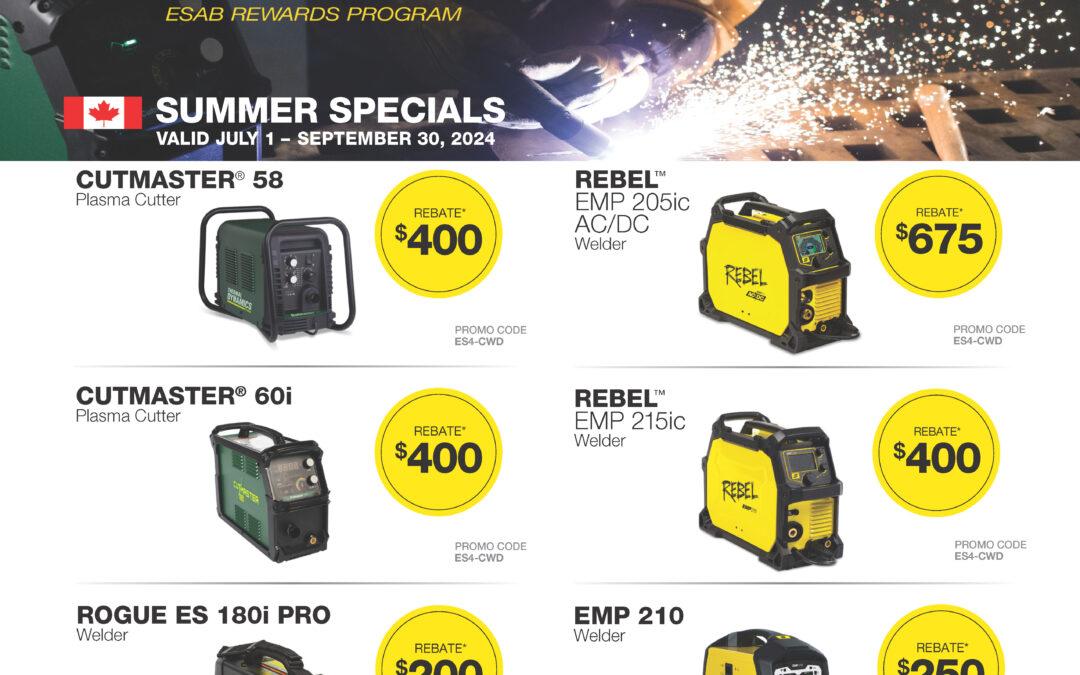 Esab Updated Rebate Program