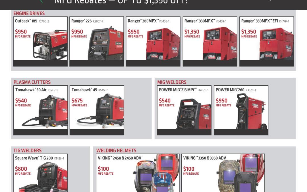 Save on Lincoln Electric Welders!