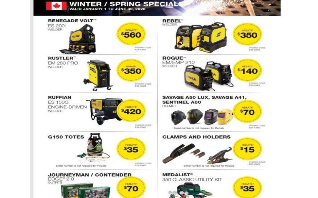 Burn and Earn Spring Savings